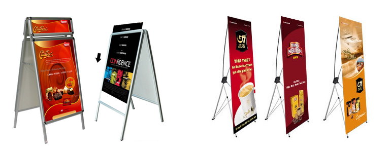 In standee lấy ngay tại Hà Nội